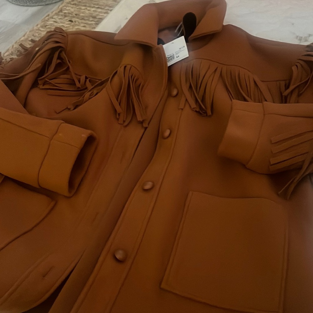 New with tags fringe jacket